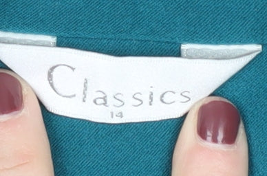 Classics Women's Green Basic Jacket Size 14