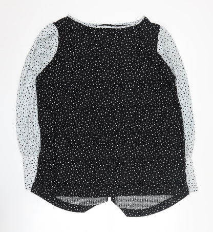 Womens UK Size 18 NEXT Black Basic Blouse