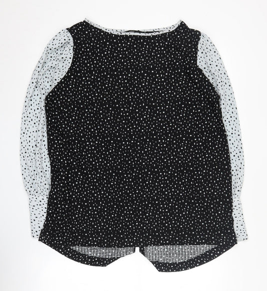Womens UK Size 18 NEXT Black Basic Blouse