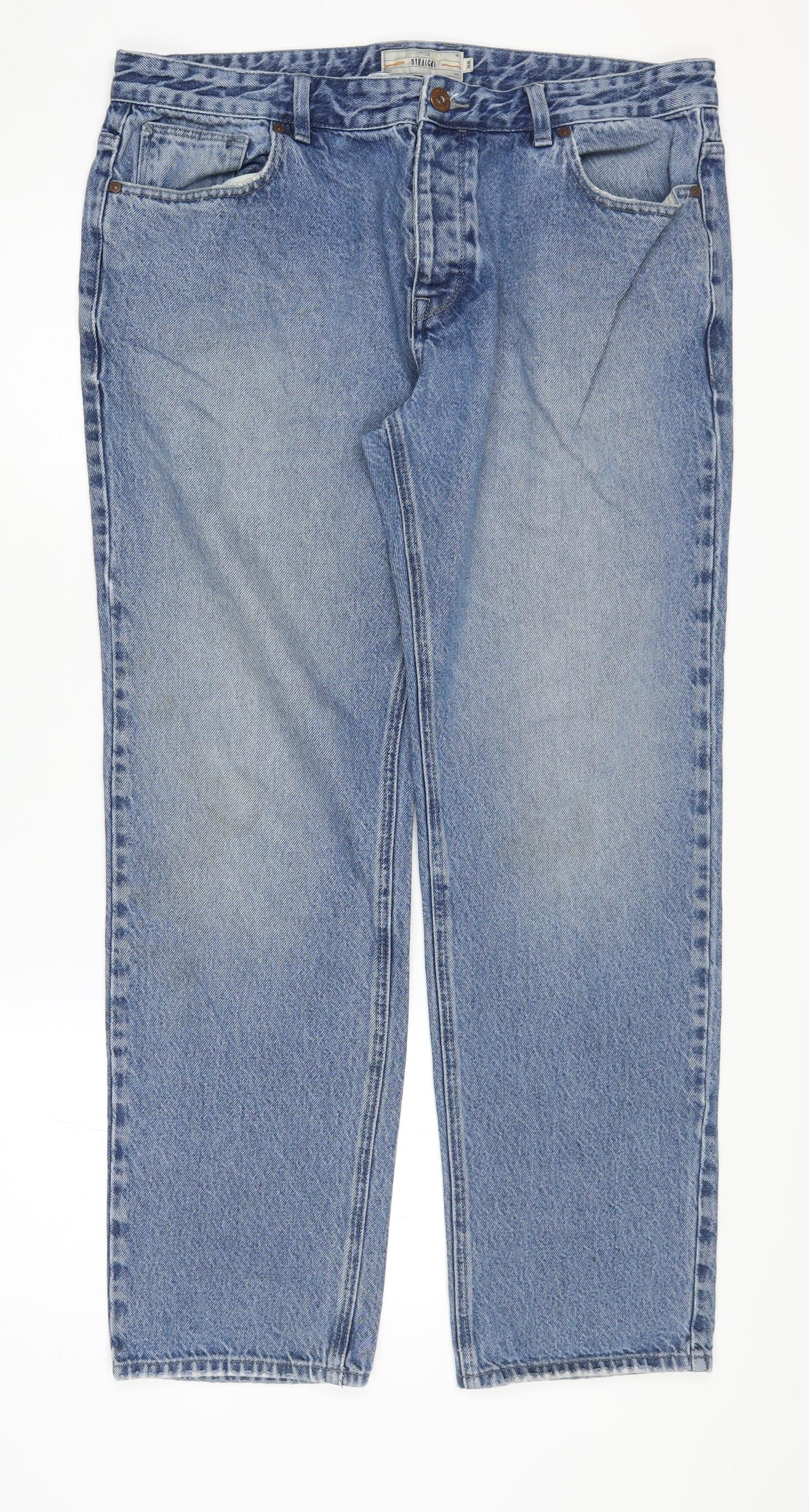 Next Men's Blue Straight Jeans 36R