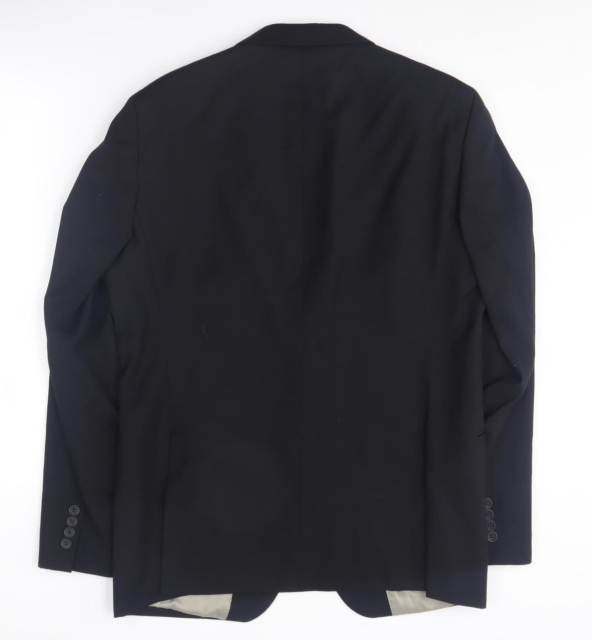 Mens UK Size 42 Topman Regular Black Suit Jacket