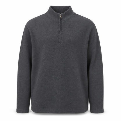Mens UK Size 3XL Maine New England Grey 1/4 Zip Sweatshirt