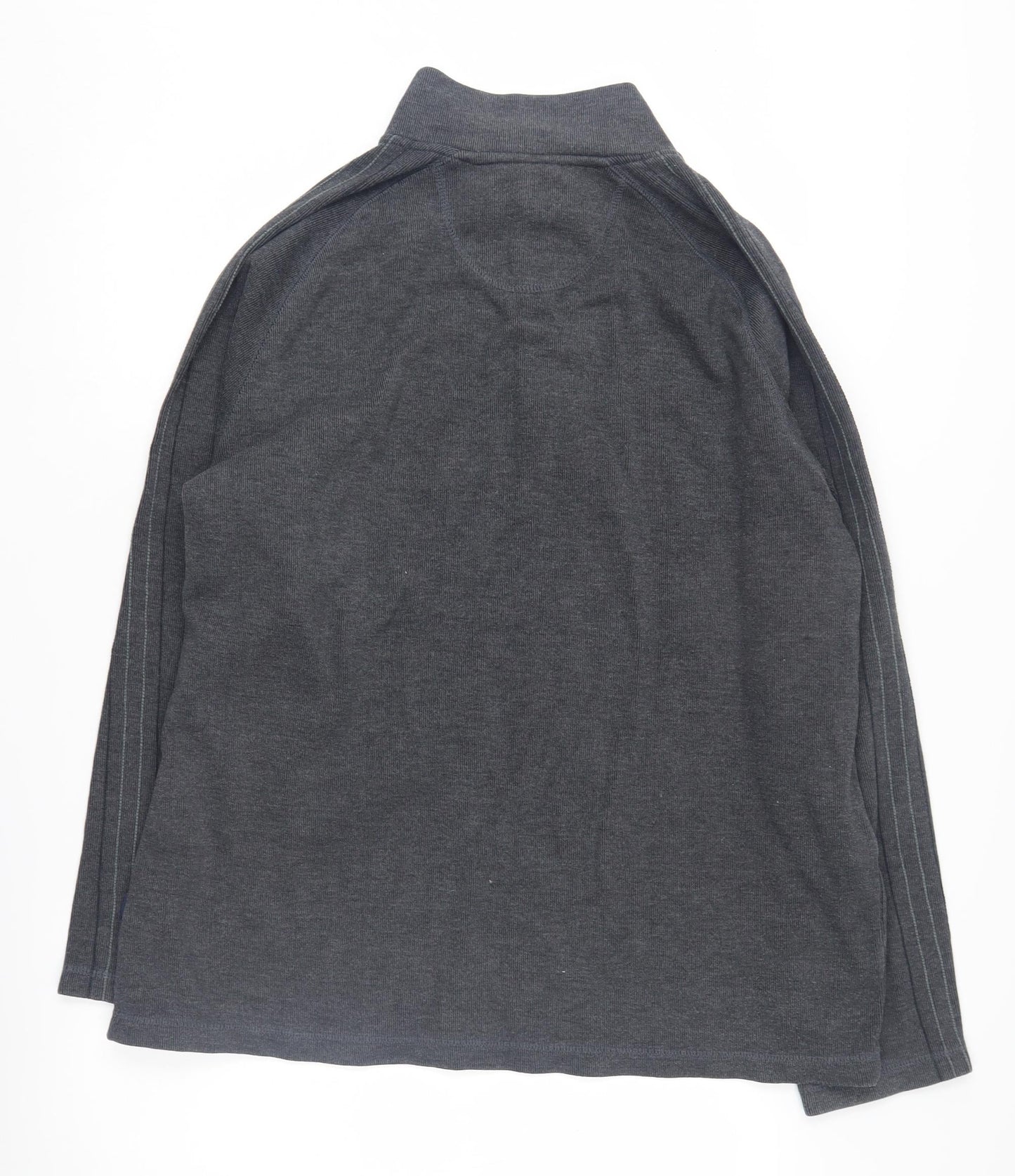 Mens UK Size 3XL Maine New England Grey 1/4 Zip Sweatshirt