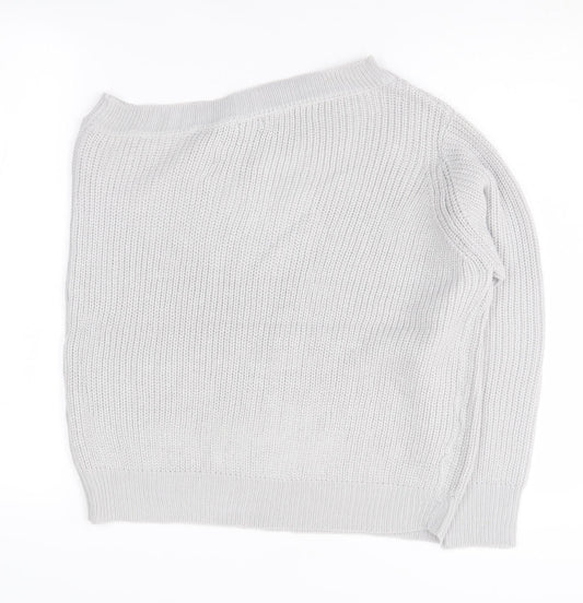 Womens UK Size S Nasty Gal Ivory Jumper Jumper