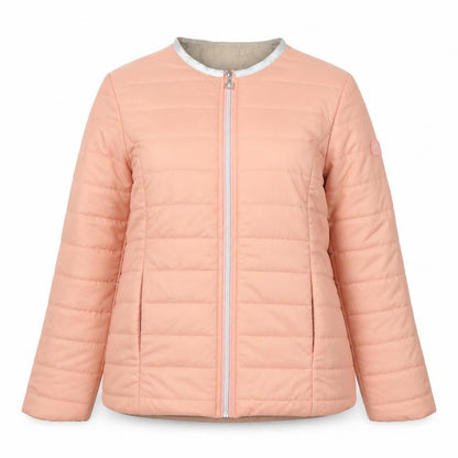 Damartex Women's Pink Puffer Jacket, Size 10