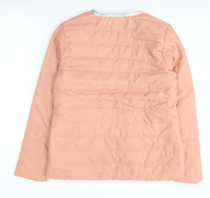 Damartex Women's Pink Puffer Jacket, Size 10