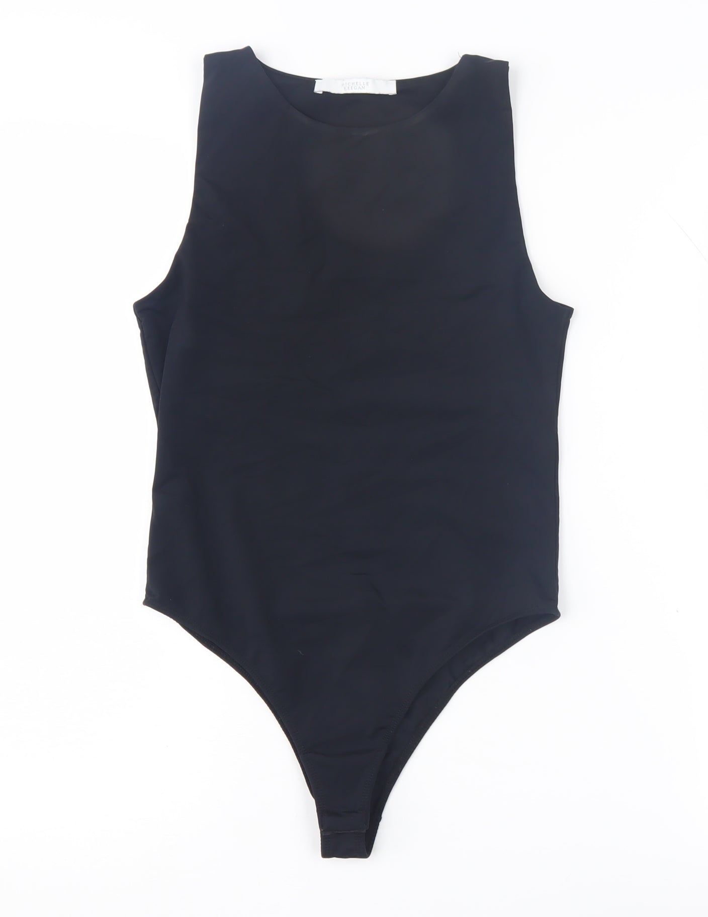 Michelle Keegan Black Sleeveless Bodysuit Size 10