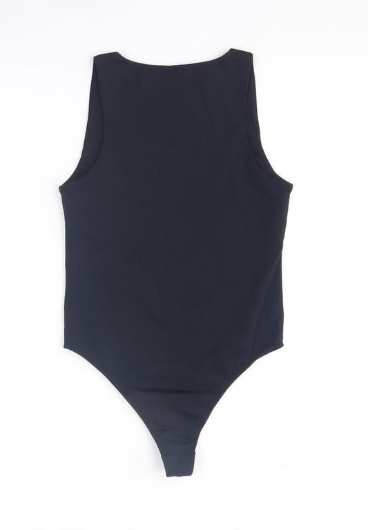 Michelle Keegan Black Sleeveless Bodysuit Size 10
