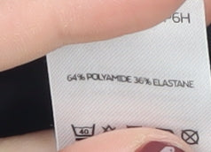 Michelle Keegan Black Sleeveless Bodysuit Size 10