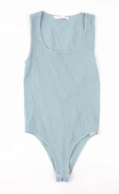 Michelle Keegan Women's Blue Bodysuit, M, Knit, Casual