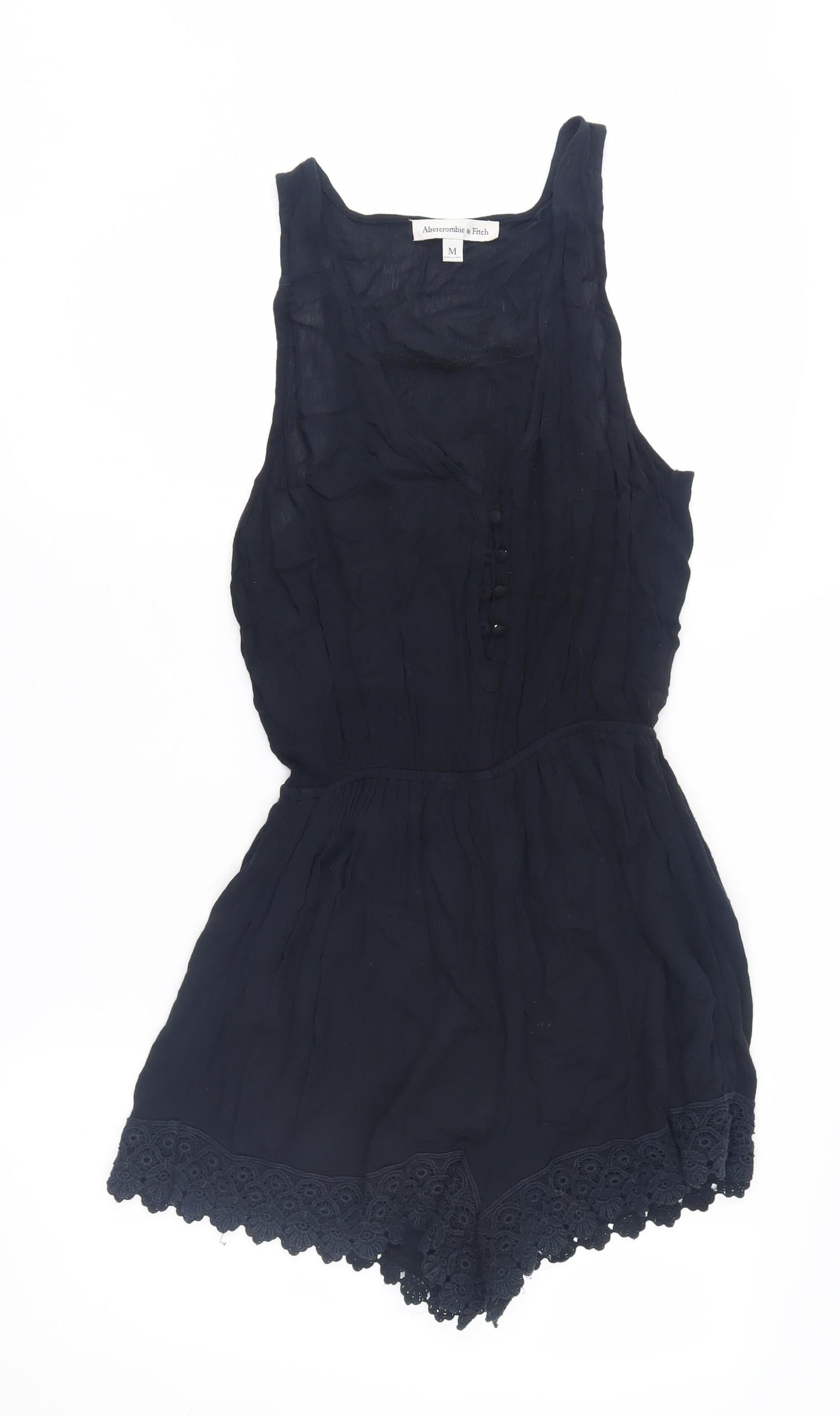 Abercrombie & Fitch Women's Black M Playsuit