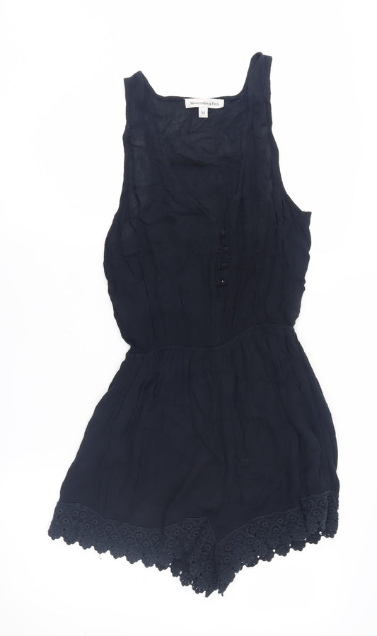 Abercrombie & Fitch Women's Black M Playsuit