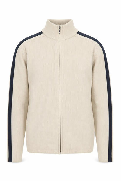 Mens UK Size S NEXT Beige Full Zip Jumper