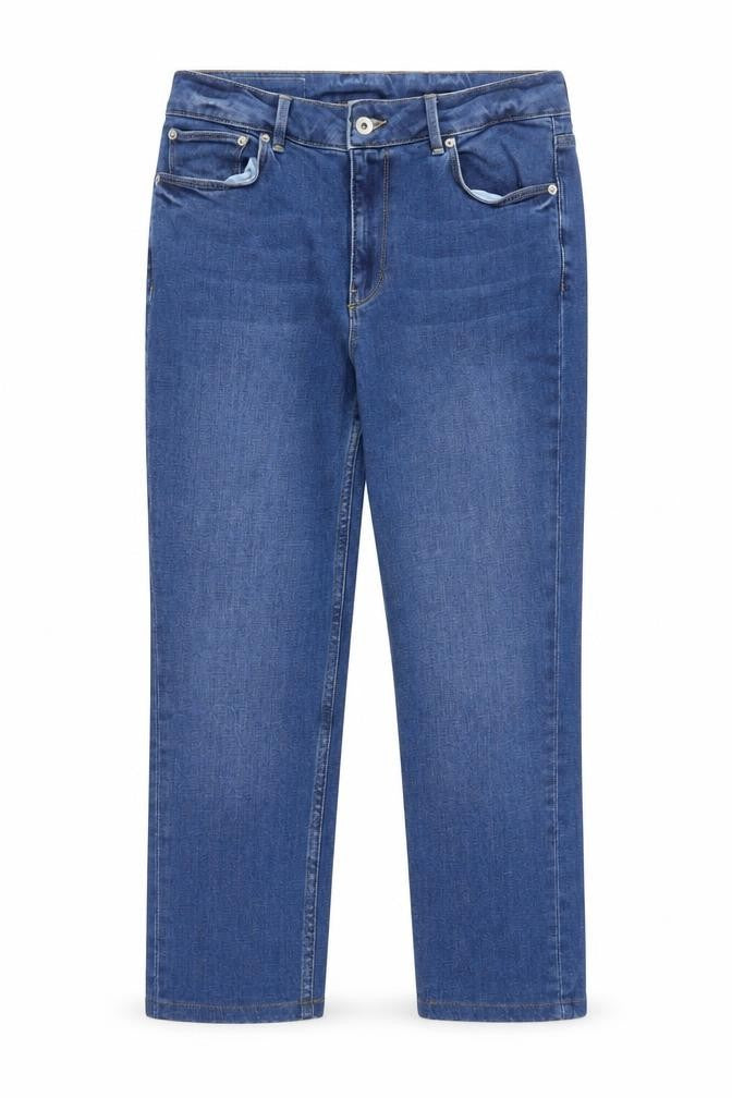 Womens UK Size 2 Jigsaw Regular Fit Straight Blue Jeans