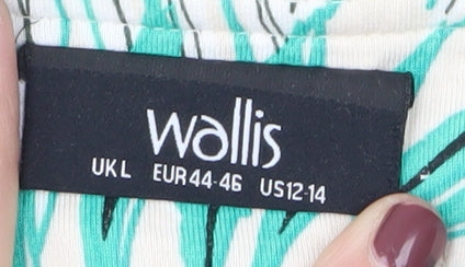 Womens UK Size L Wallis Multicoloured Tunic T-Shirt