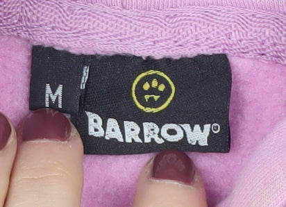 Barrow Unisex Pink Pullover Hoodie M - Graphic Design
