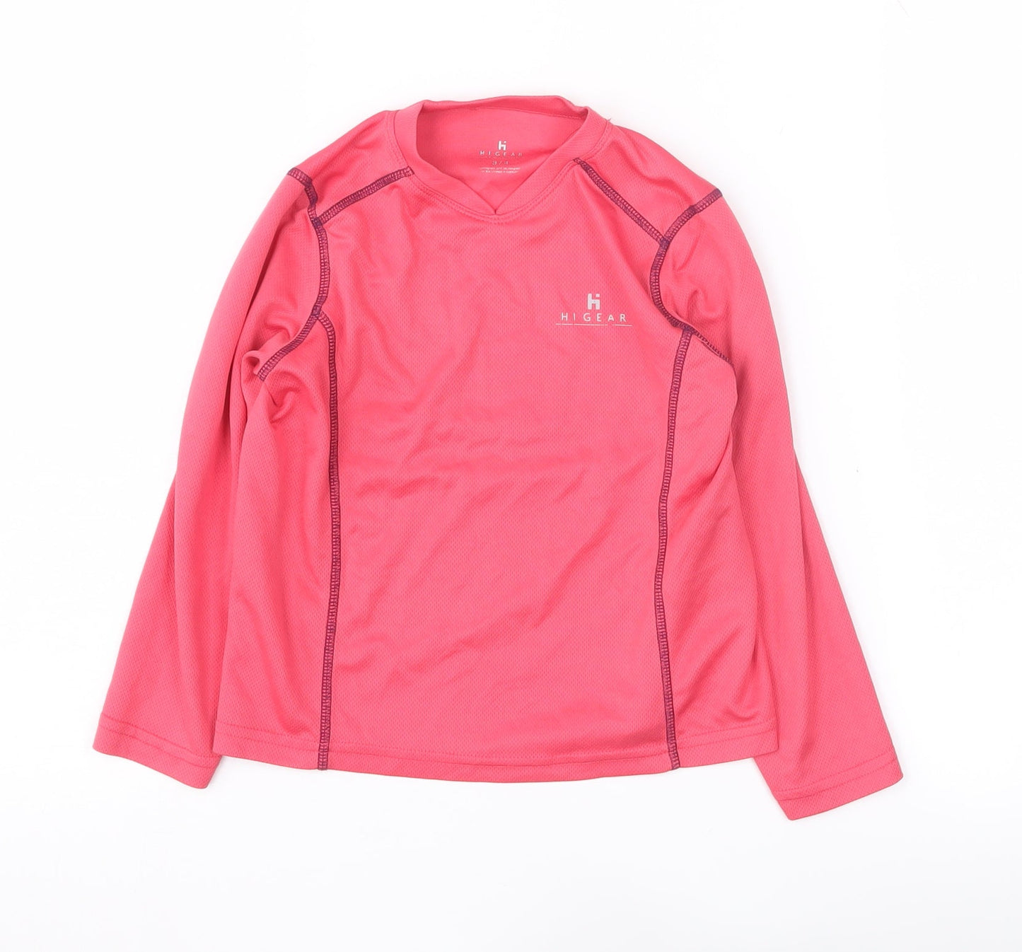 Hi Gear Girls Pink Long Sleeve Activewear Top 3-4 Years