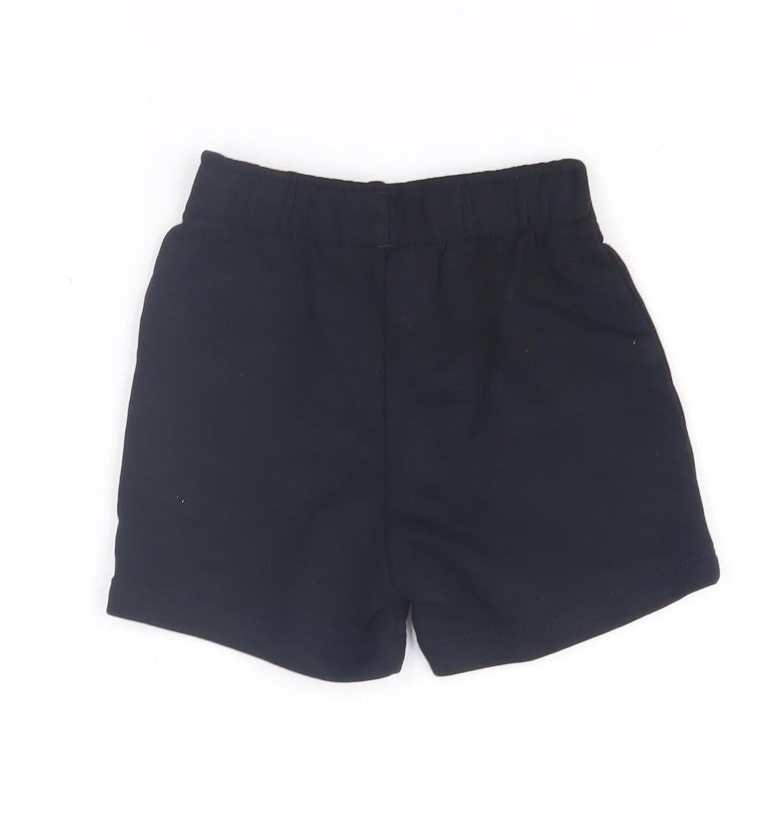 Puma Black Unisex Baby Shorts 12-18 Months
