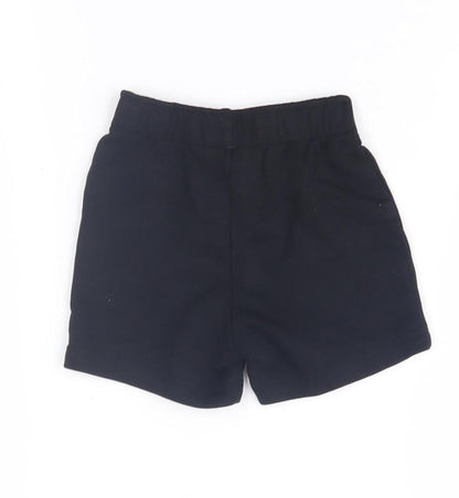 Puma Black Unisex Baby Shorts 12-18 Months