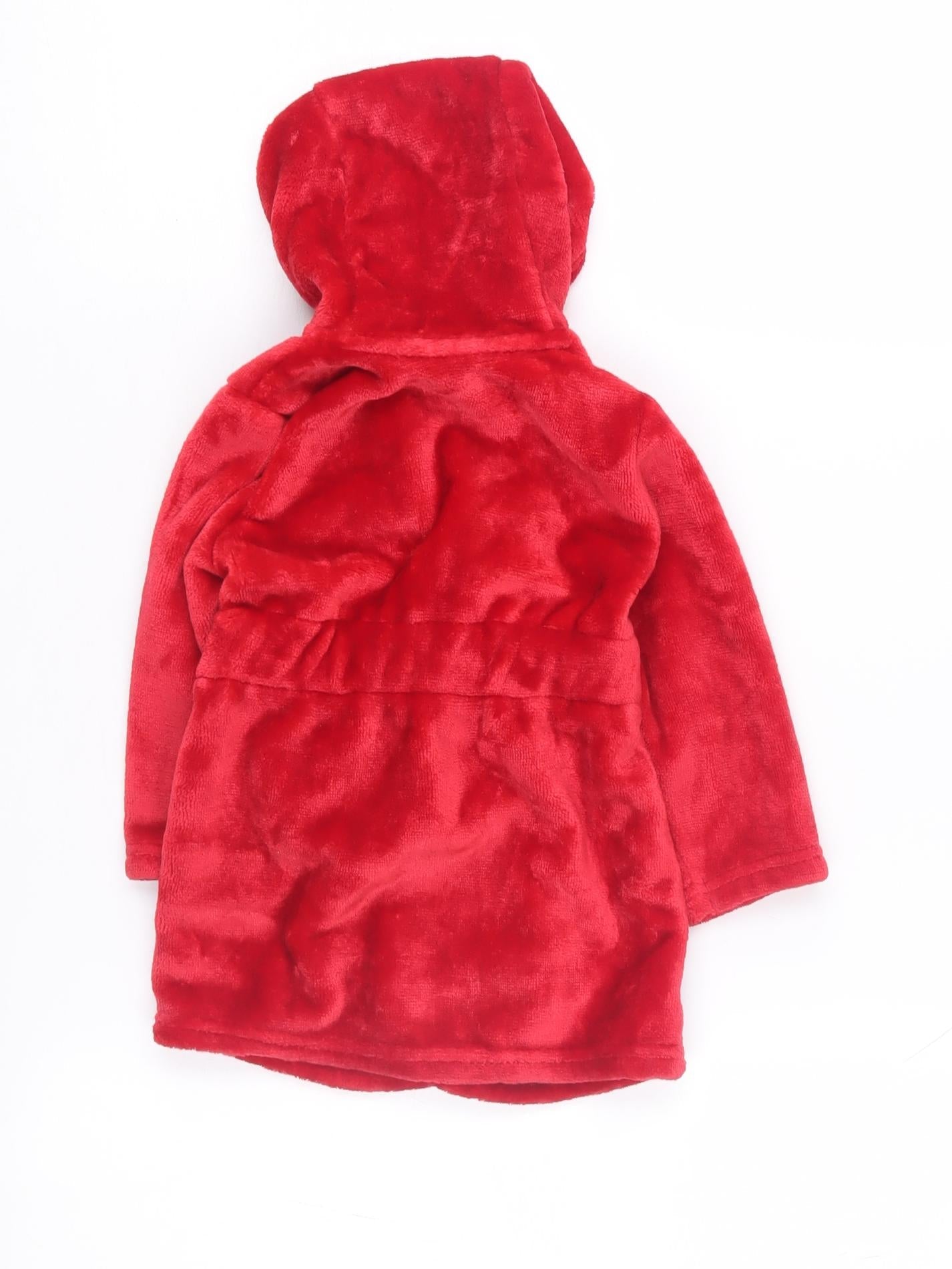 Harry Potter Red Unisex Baby Robe 6-9 Months - Hooded Fleece