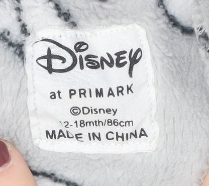 Disney Primark Grey Mickey Robe, 12-18M, Unisex, Hooded, Fleece