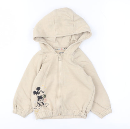 Disney Beige Mickey Mouse Baby Jumper - 12-18 Months