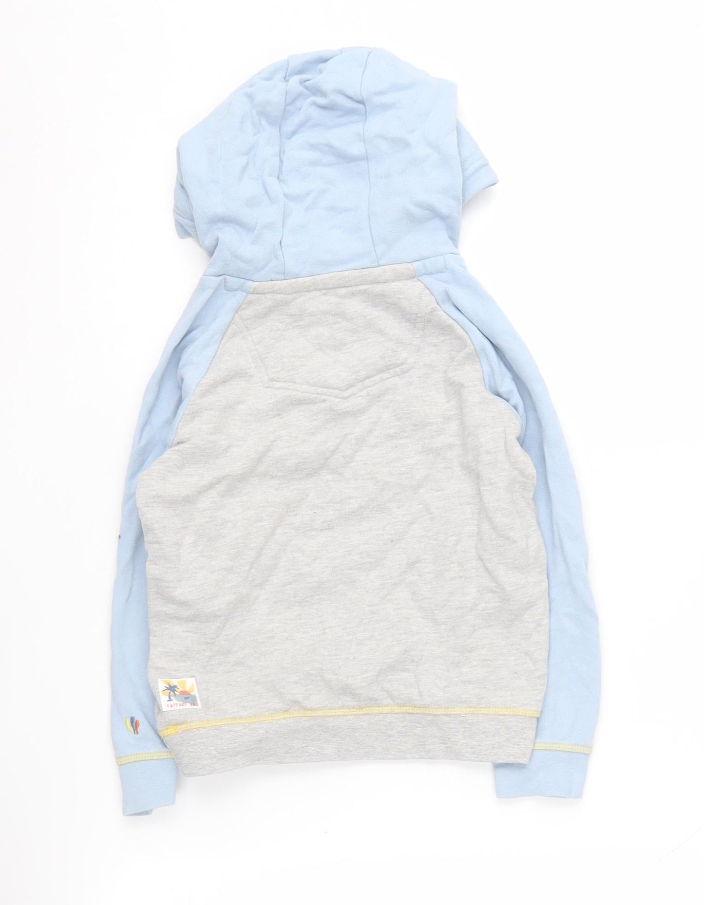 FatFace Boys Blue/Grey Beach Print Hoodie 4-5 Years