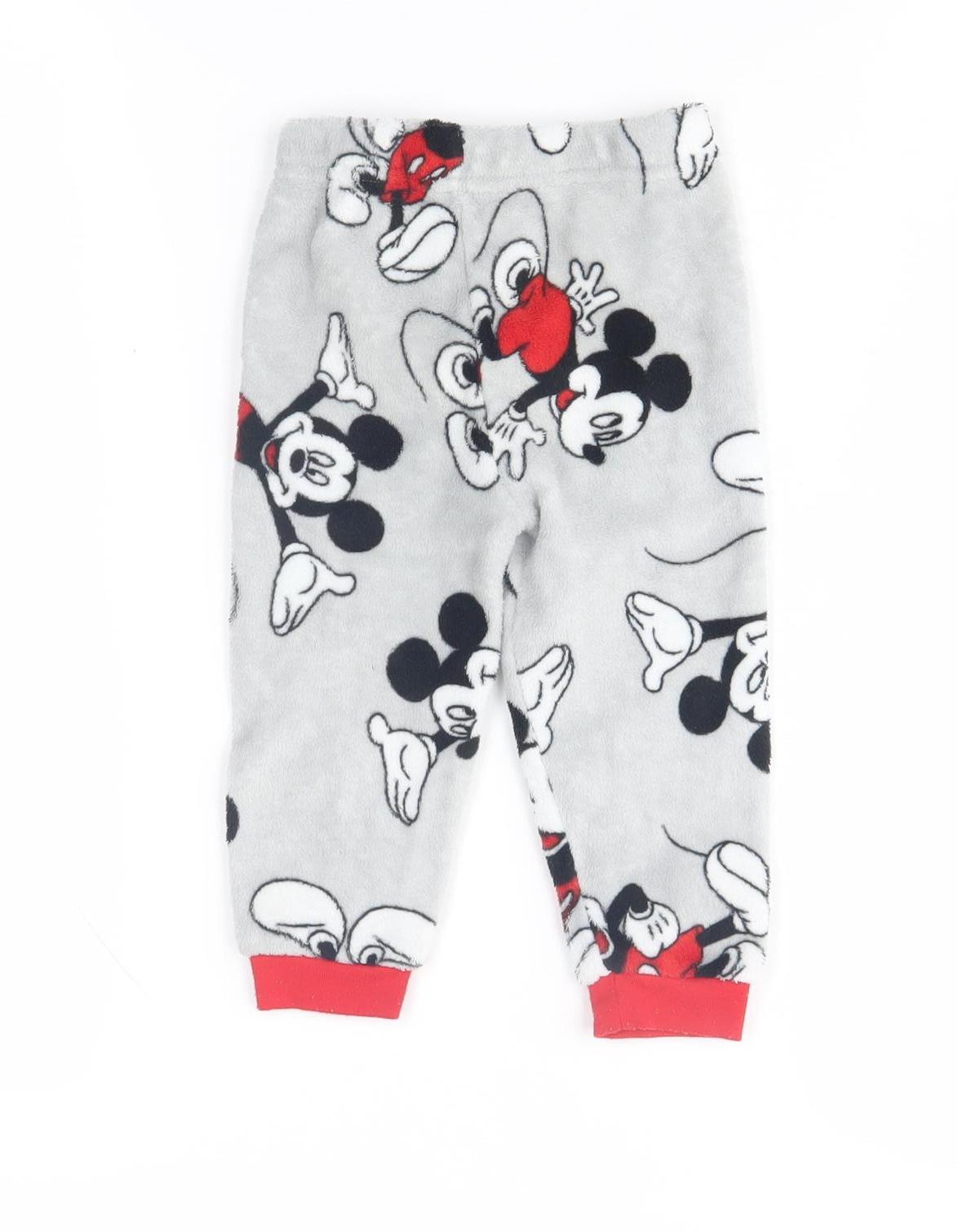 Primark Unisex Baby Grey Mickey Mouse Pyjama Pants 12-18M