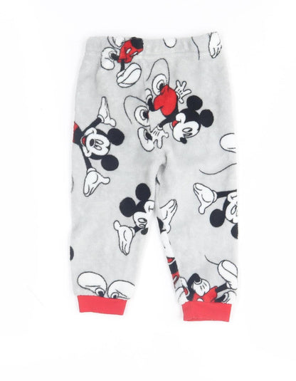 Primark Unisex Baby Grey Mickey Mouse Pyjama Pants 12-18M