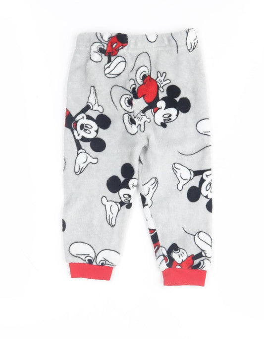 Primark Unisex Baby Grey Mickey Mouse Pyjama Pants 12-18M