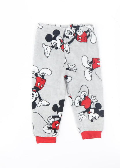 Primark Unisex Baby Grey Mickey Mouse Pyjama Pants 12-18M