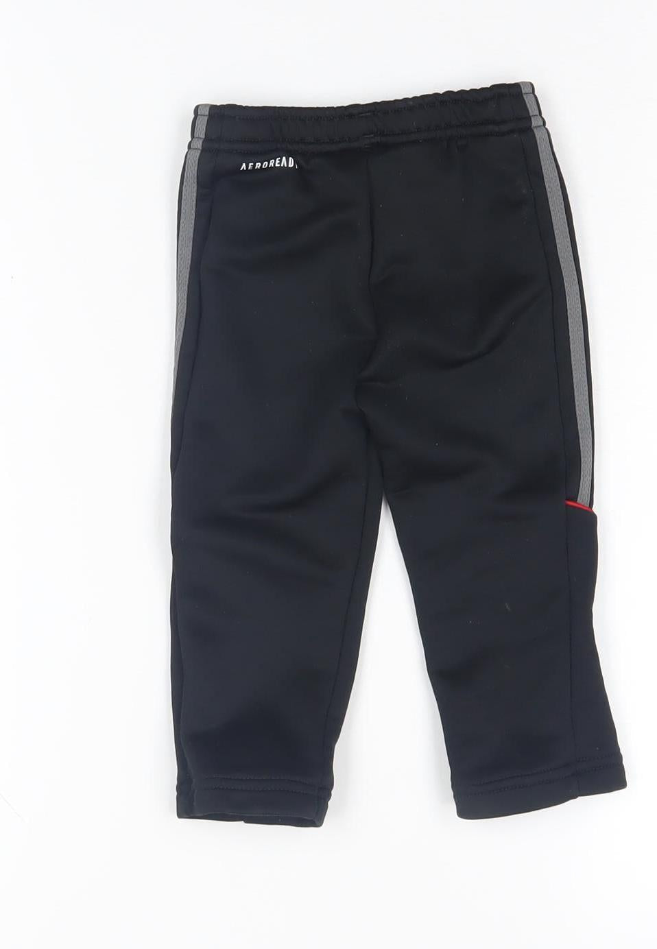 Adidas Unisex Black Track Pants 12-18M for Activewear