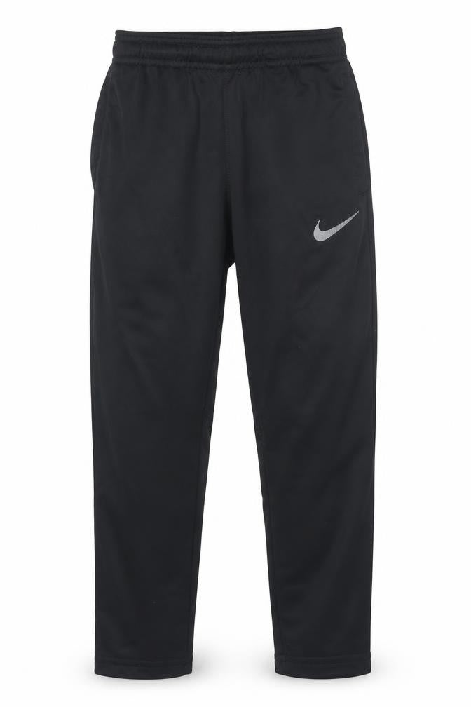 Front view of Nike boys’ black jogger trousers s-4y activewear