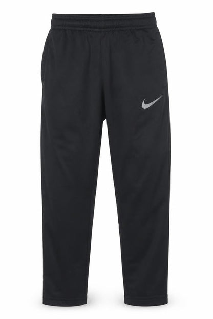 Front view of Nike boys’ black jogger trousers s-4y activewear