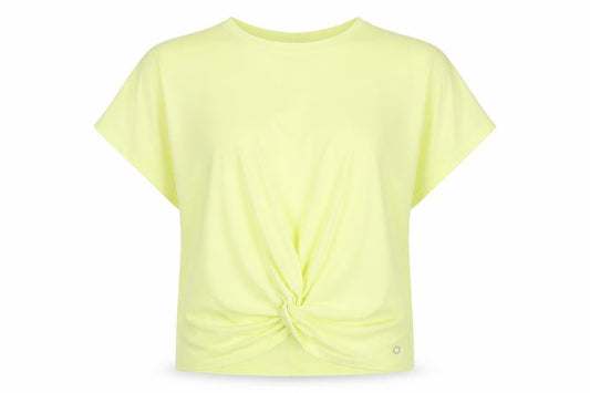 Womens UK Size 12 Marks and Spencer Yellow Basic T-Shirt