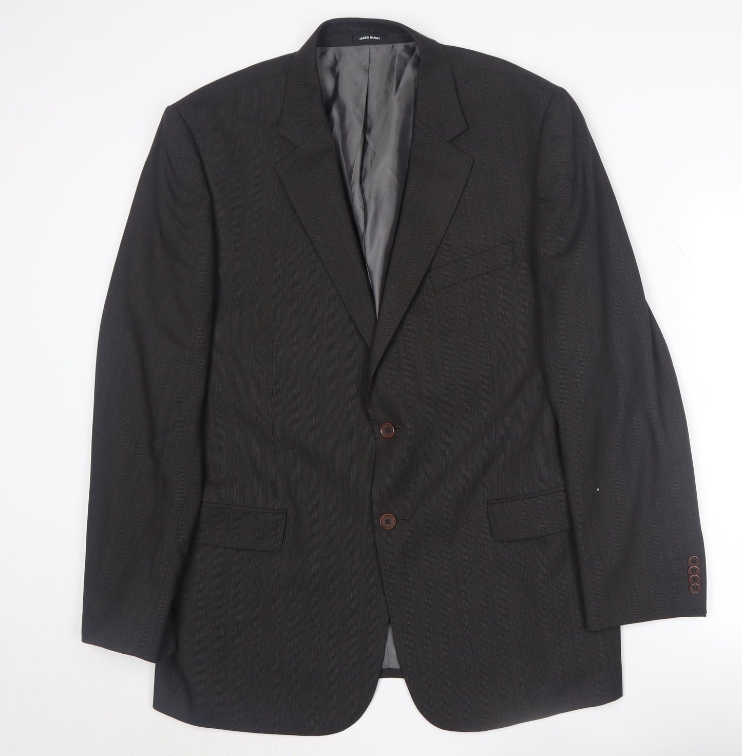 Mens UK Size 44 James Barry Regular Black Suit Jacket