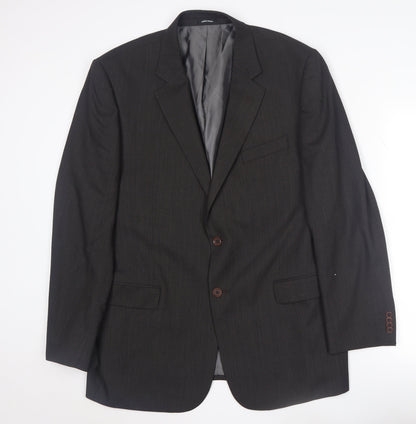 Mens UK Size 44 James Barry Regular Black Suit Jacket