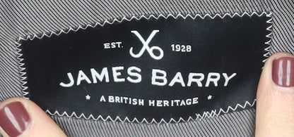 Mens UK Size 44 James Barry Regular Black Suit Jacket