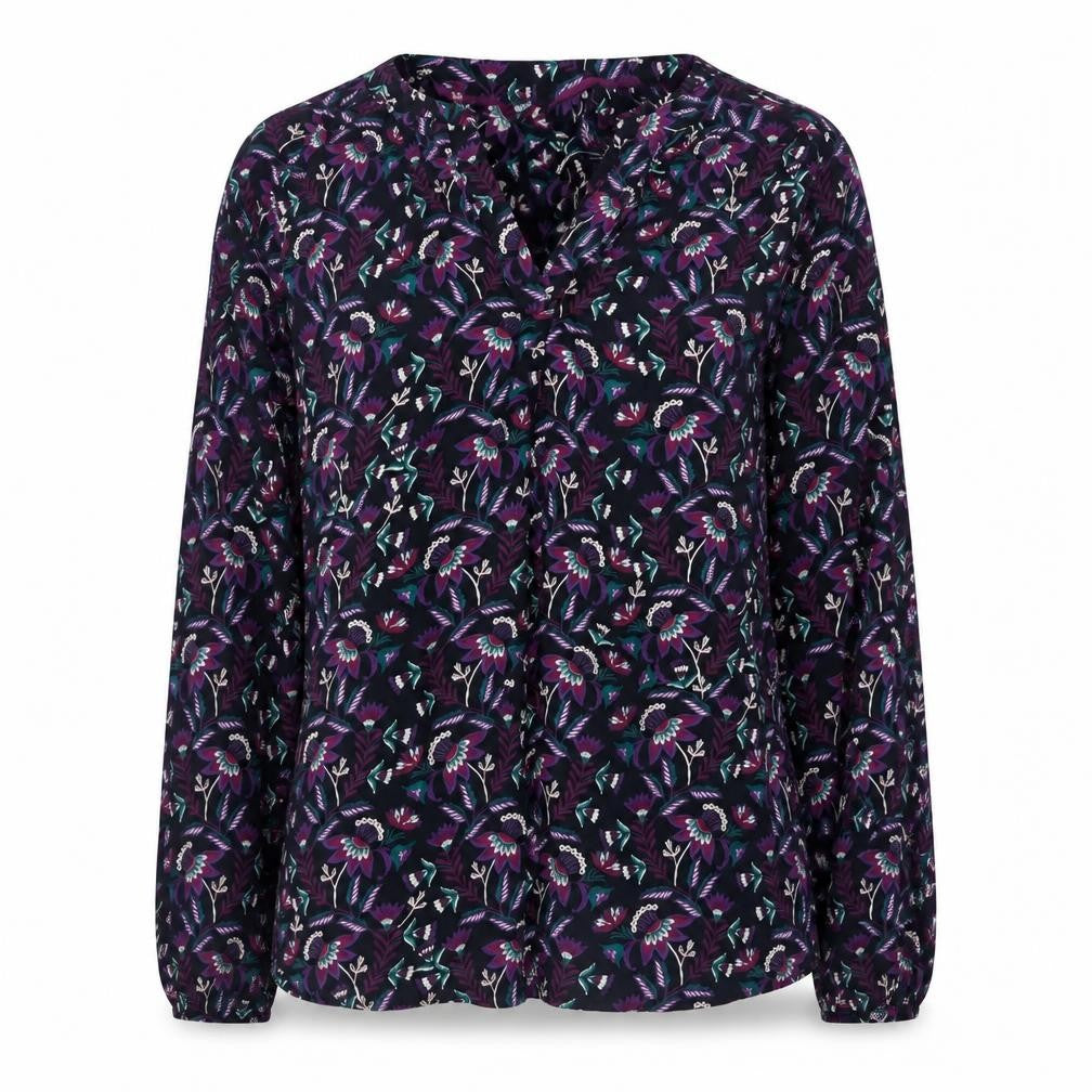 Front view of Maine New England Women's Floral Blouse, size 10