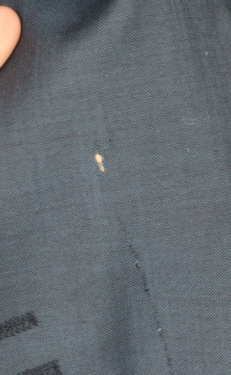 Mens UK Size 46 Impressions Regular Blue Suit Jacket