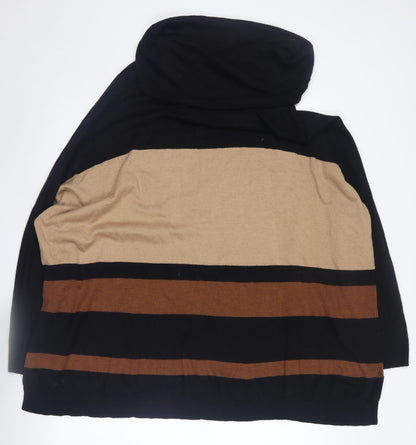 Womens UK Size L Wallis Black Pullover Jumper