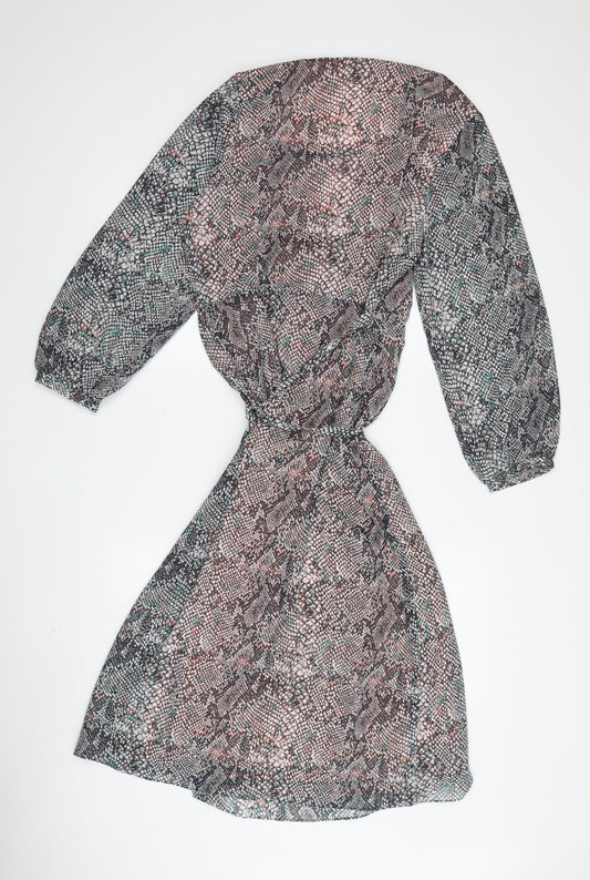 hush Women's Multicoloured Wrap Dress - Size 12