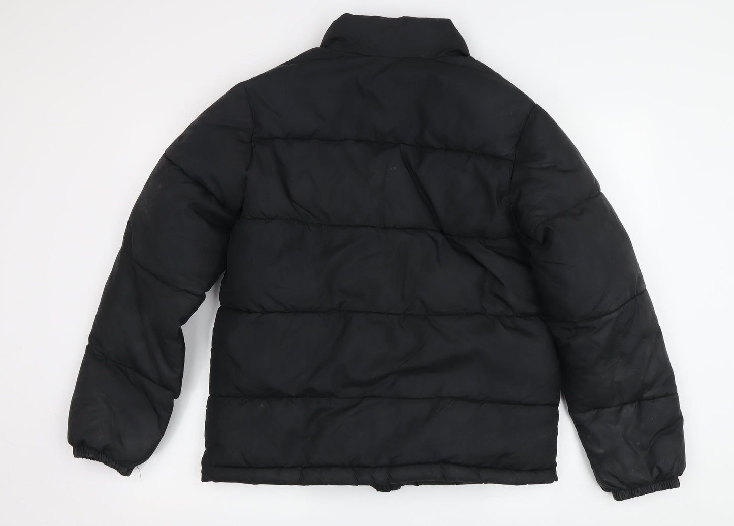 Womens UK Size 12 H&M Black Puffer Jacket