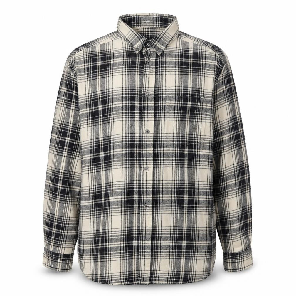 Front view of French Connection Men's Check Shirt Multicoloured Large