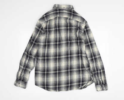 French Connection Men's Check Shirt Multicoloured Large