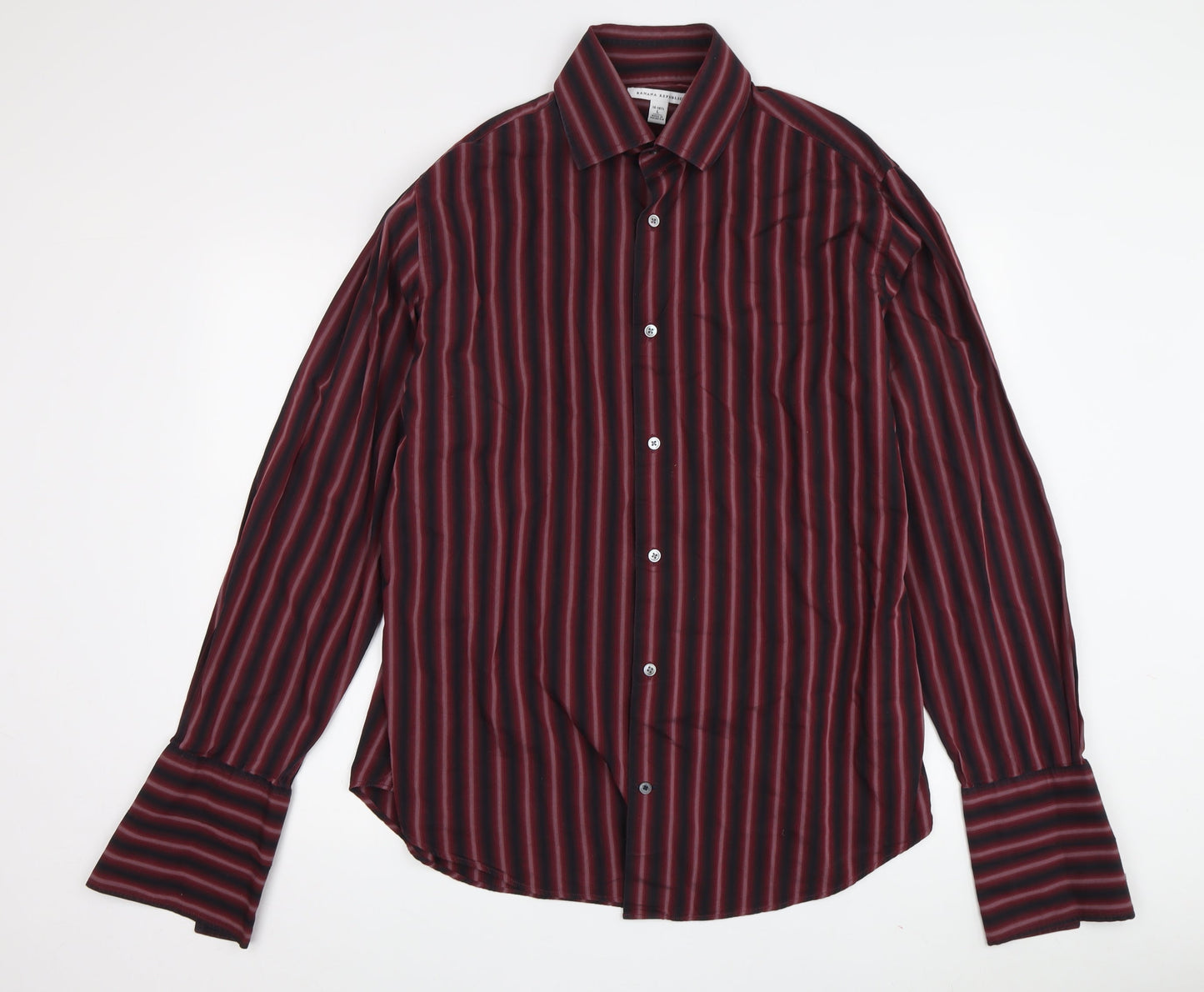 Mens UK Collar Size L Banana Republic Smart Red  Dress Shirt
