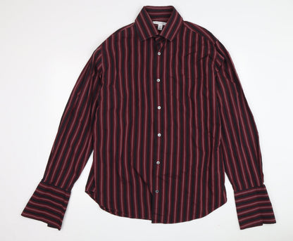 Mens UK Collar Size L Banana Republic Smart Red  Dress Shirt