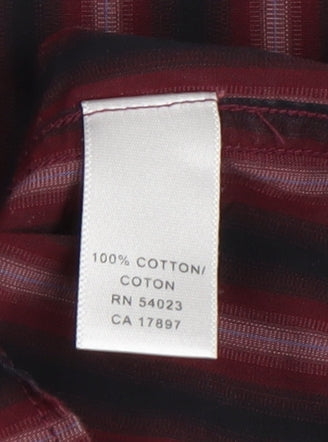 Mens UK Collar Size L Banana Republic Smart Red  Dress Shirt