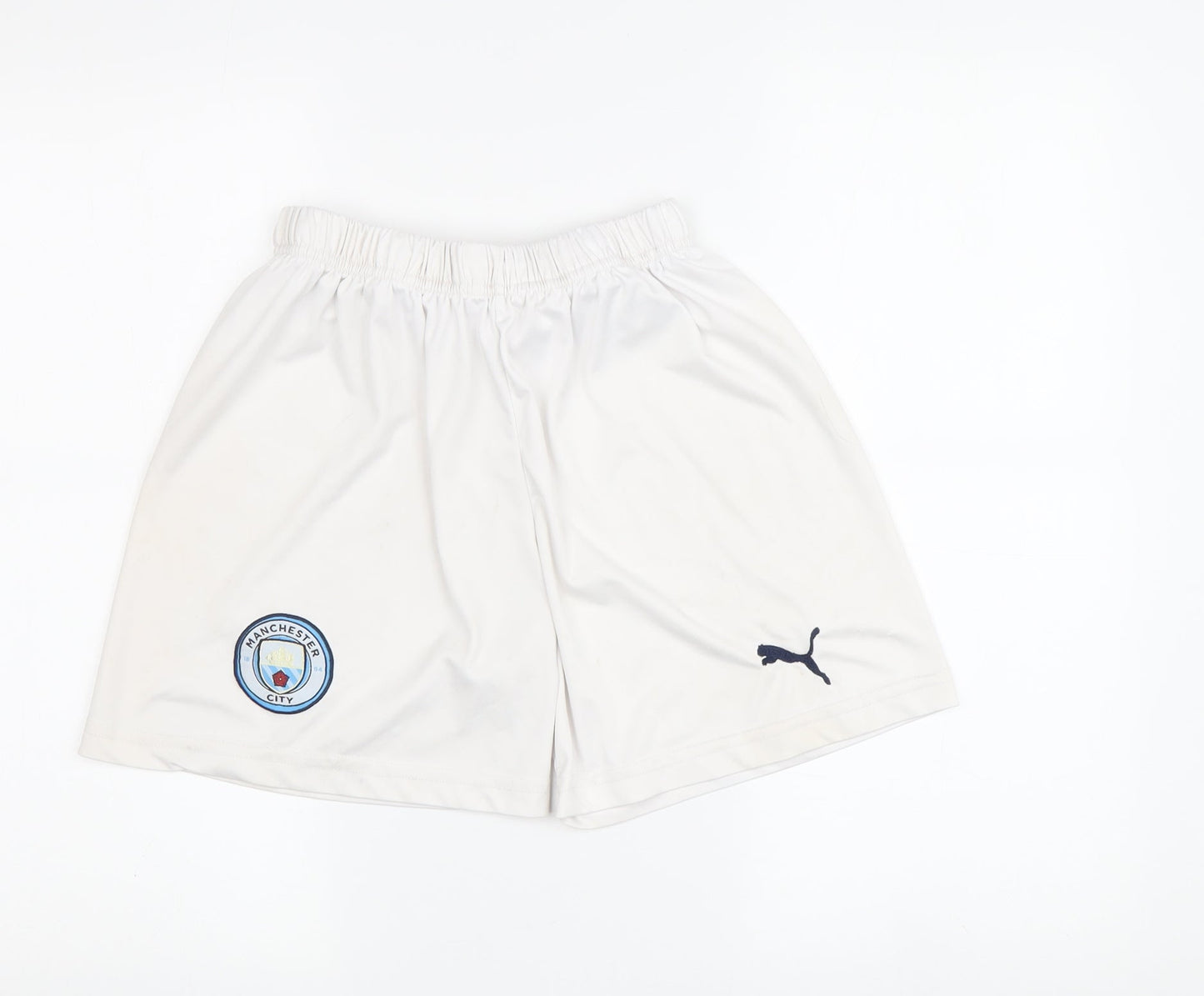 Boys White Athletic Football Shorts Size 164