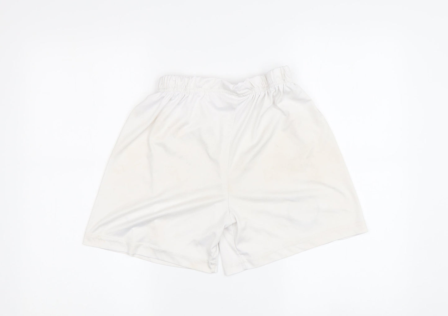 Boys White Athletic Football Shorts Size 164